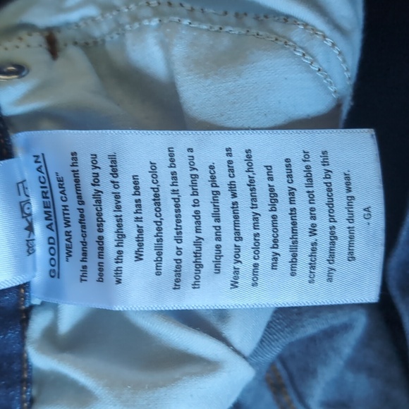 Good American Jeans Good Curve High Waist Skinny Sz 15/33 - Picture 5 of 8